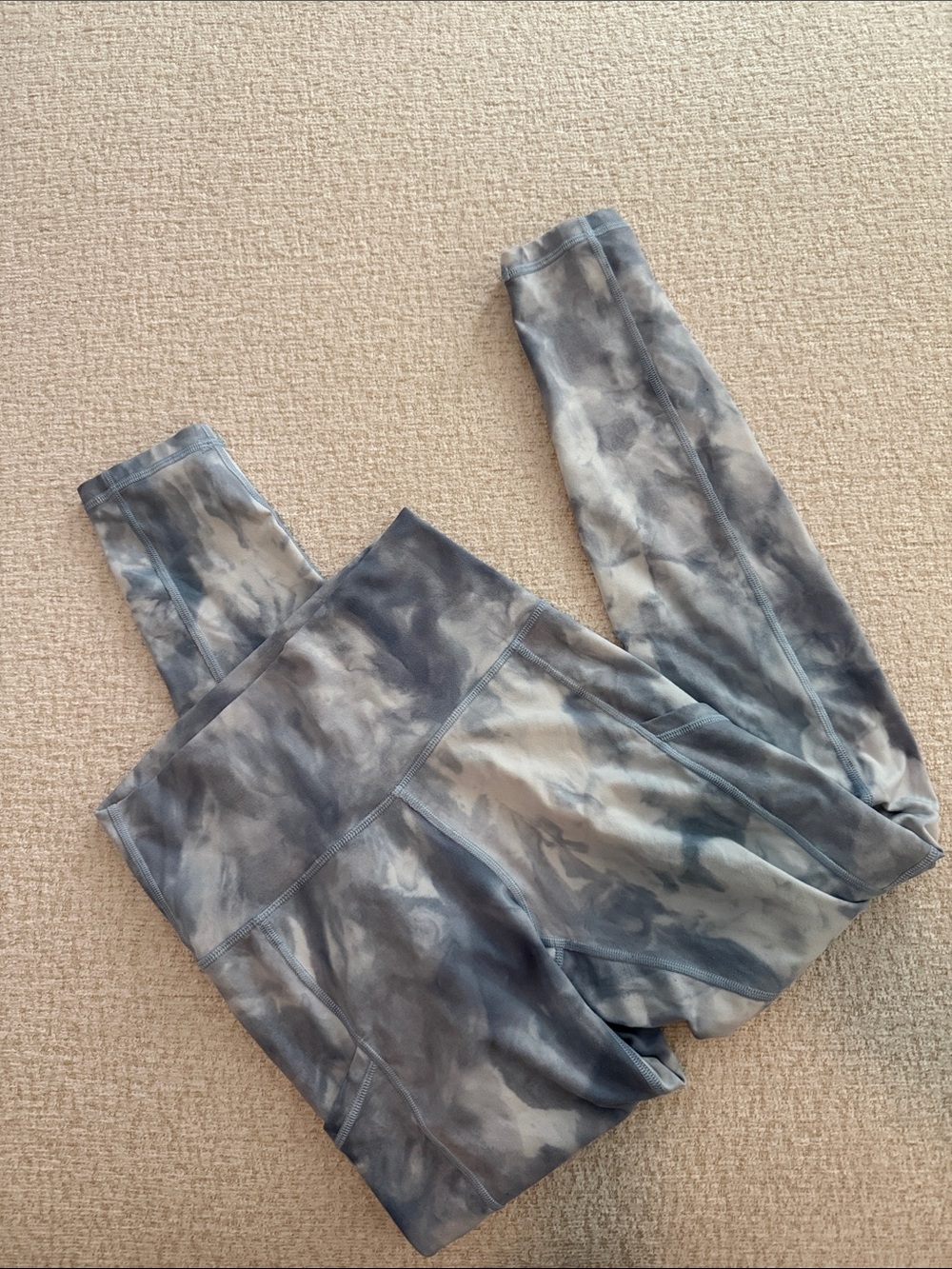 Women’s Tie-Dye Leggings with High Waist